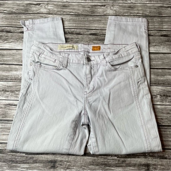 Pilcro and the Letterpress Tuxedo Seam Slim Straight Leg Jeans 27 Light Purple - Picture 1 of 12